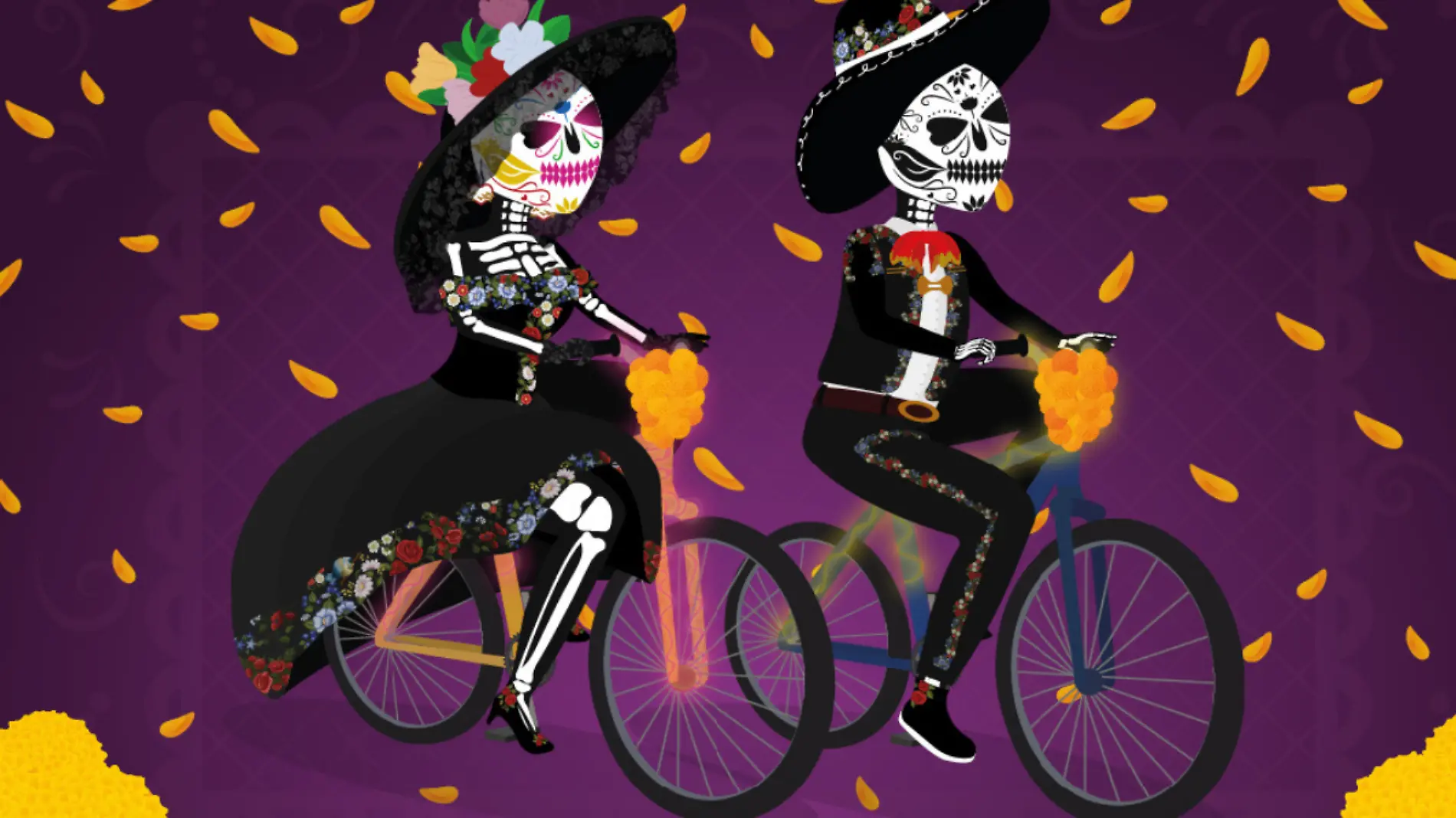 Paseo Nocturno en Bici por Día de Muertos